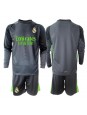 Billige Real Madrid Keeper Tredjedraktsett Barn 2025-26 Langermet (+ Korte bukser)